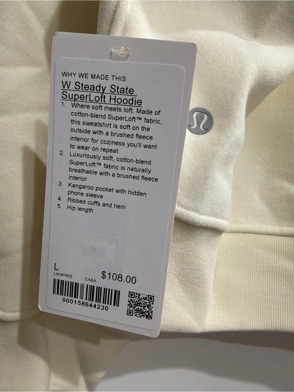 Lululemon Steady State SuperLoft Hoodie
